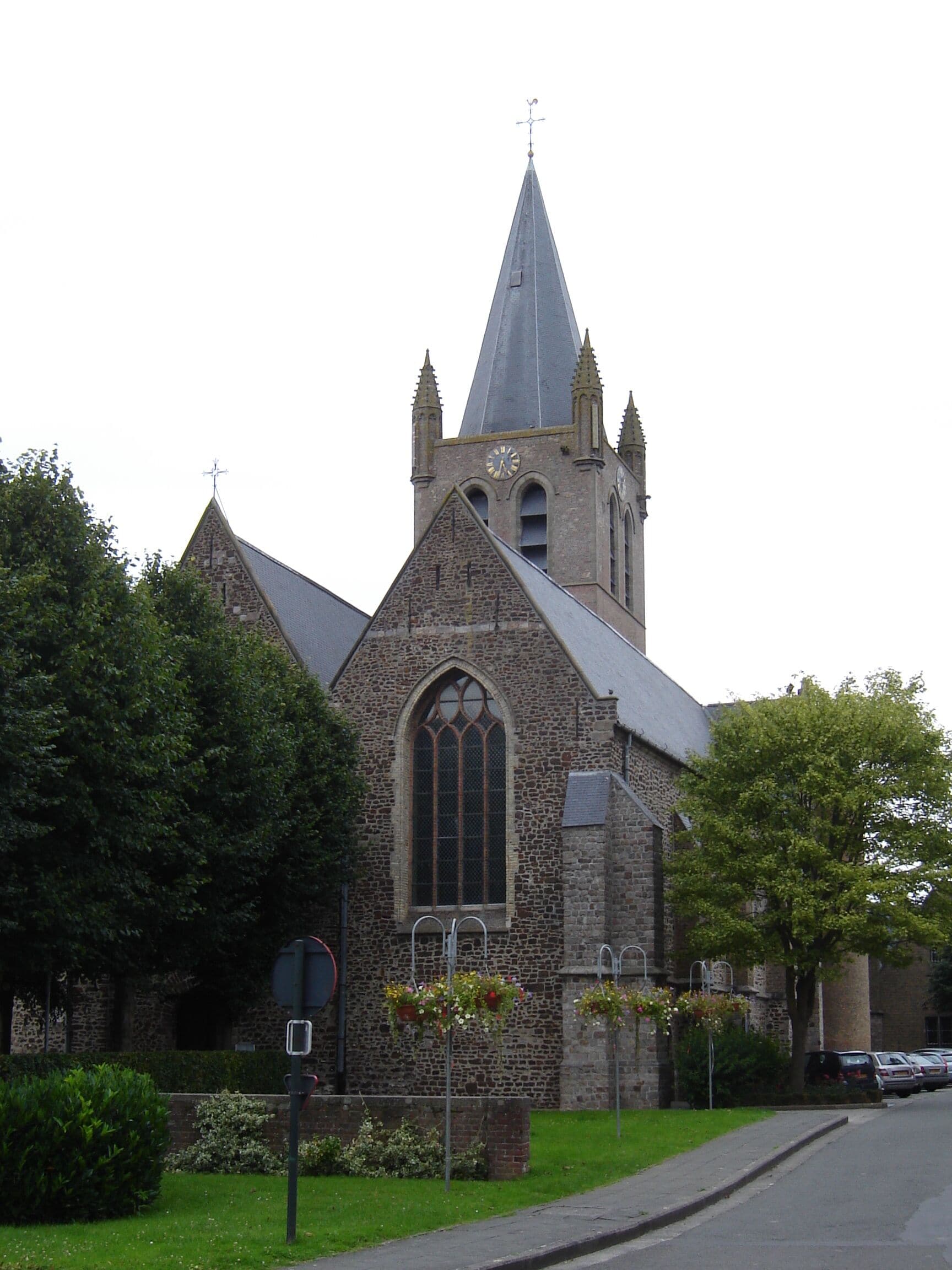 Church of Our Lady in Nieuwkerke, Heuvelland, West Flanders, Belgium.