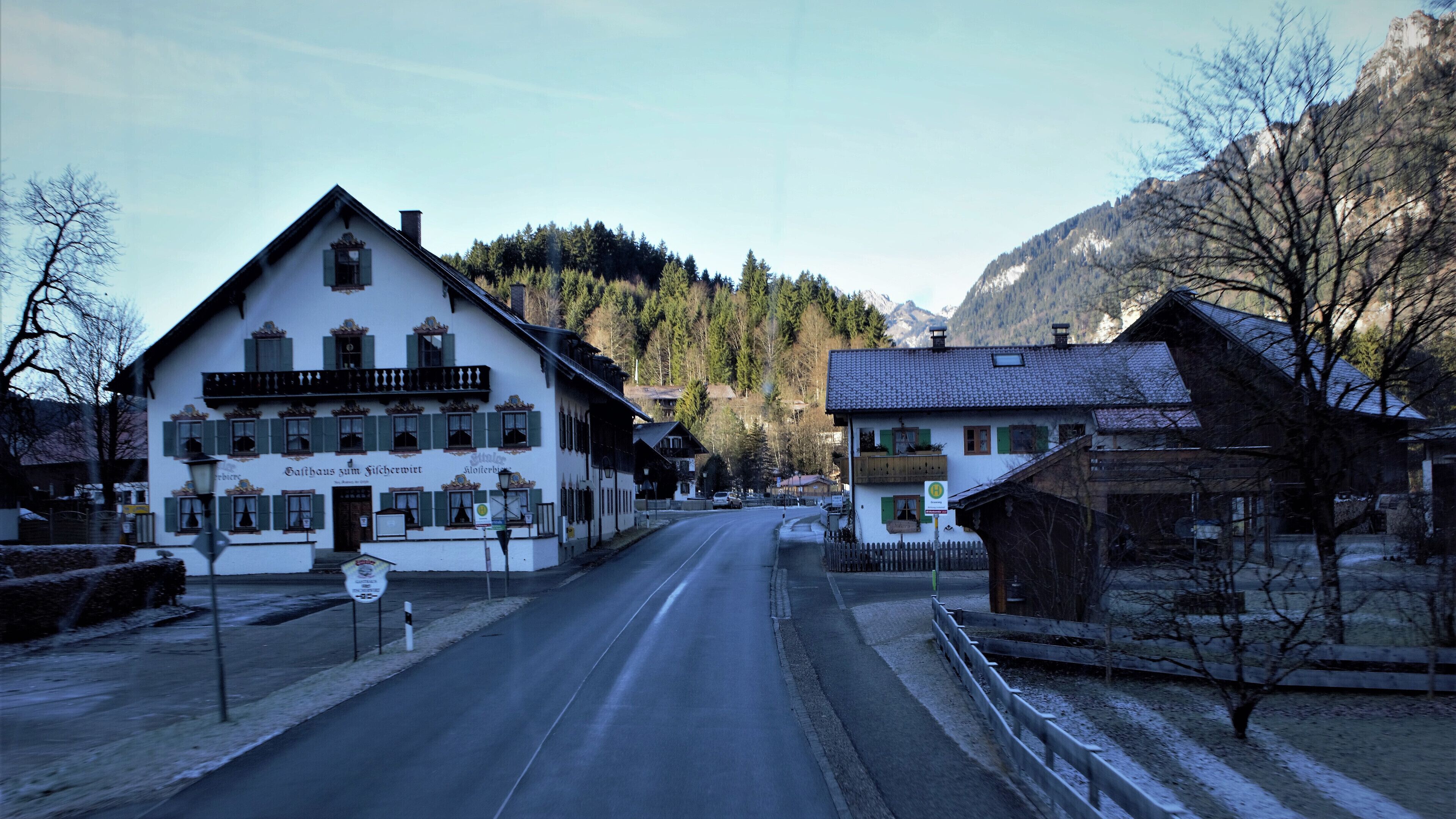 Linderhof Strasse, enroute Linderhof Palace, Ettal, Germany