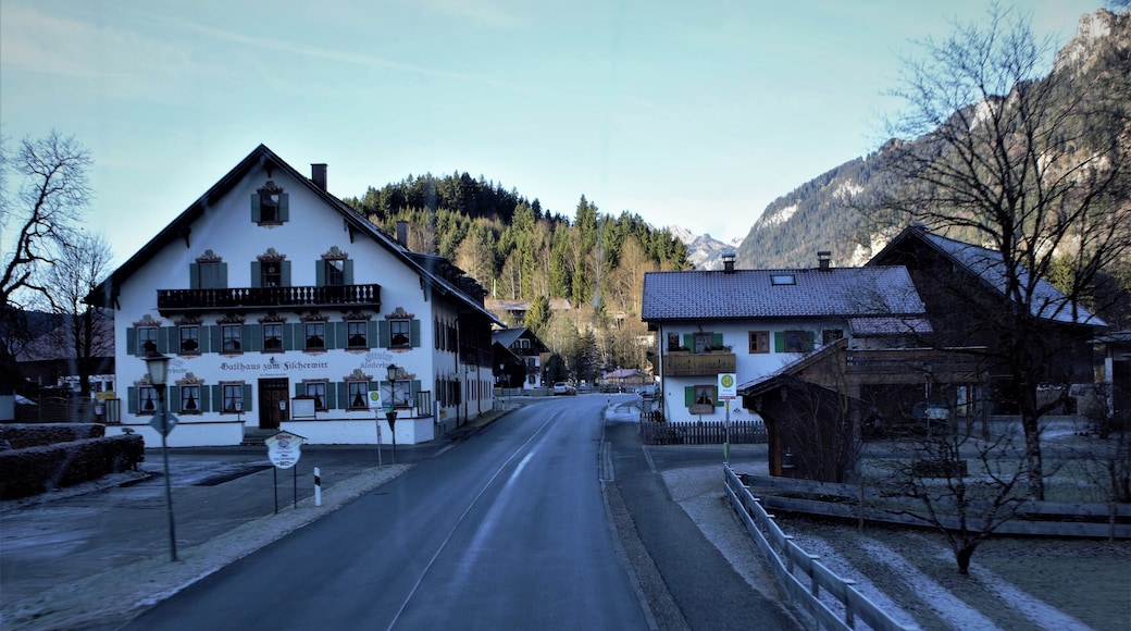 Linderhof Strasse, enroute Linderhof Palace, Ettal, Germany