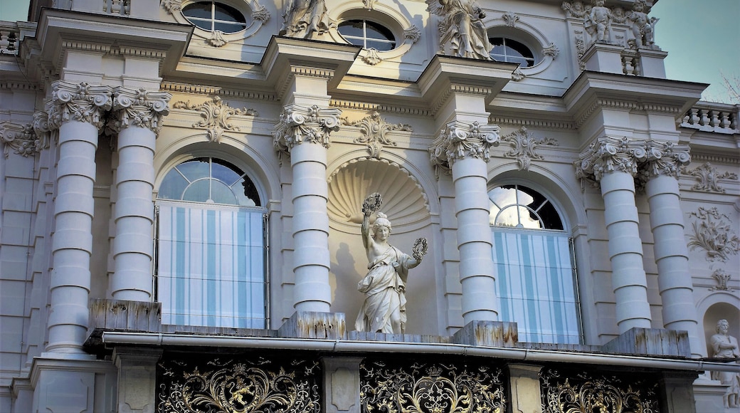 The Palace facade detail - Baroque architecture