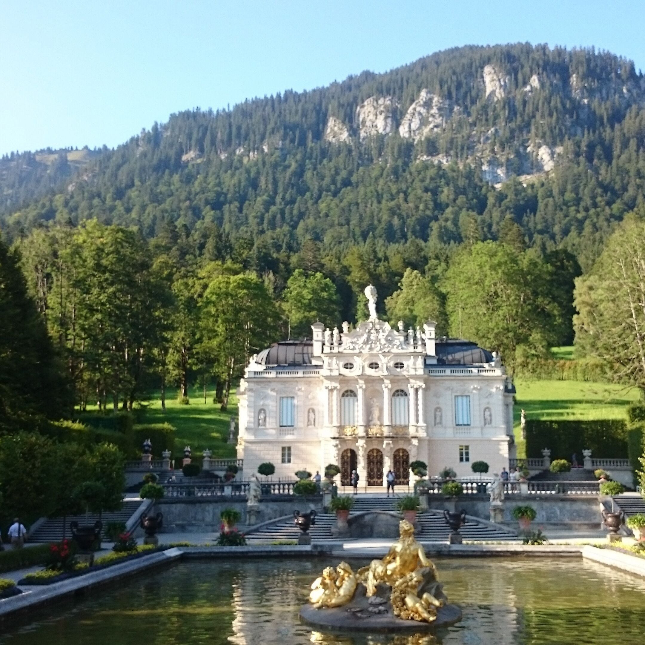 Ludwig was for sure crazy but a walk around his caste is a pleasure 