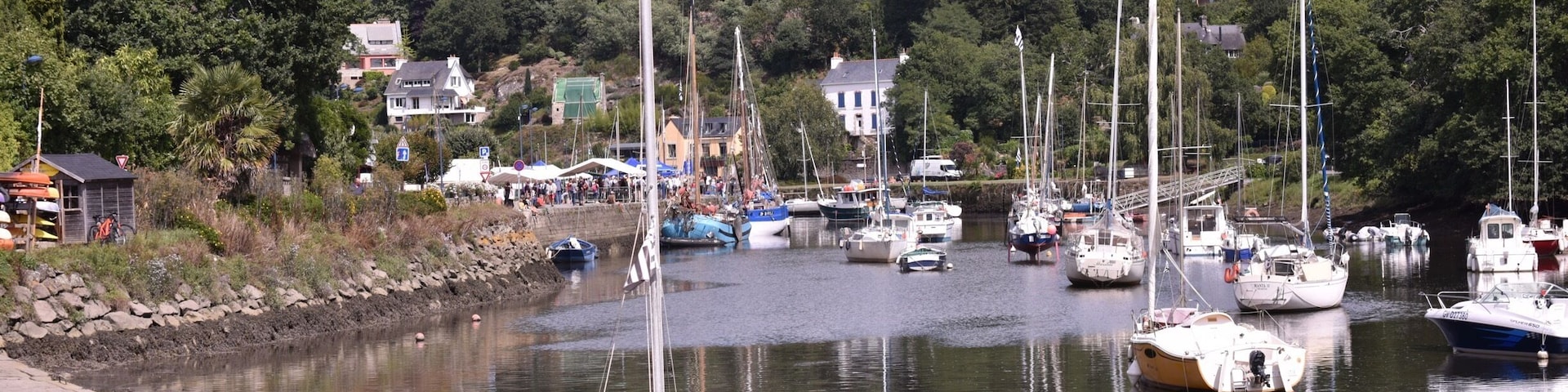 Estuary at Pont Aven in Brittany