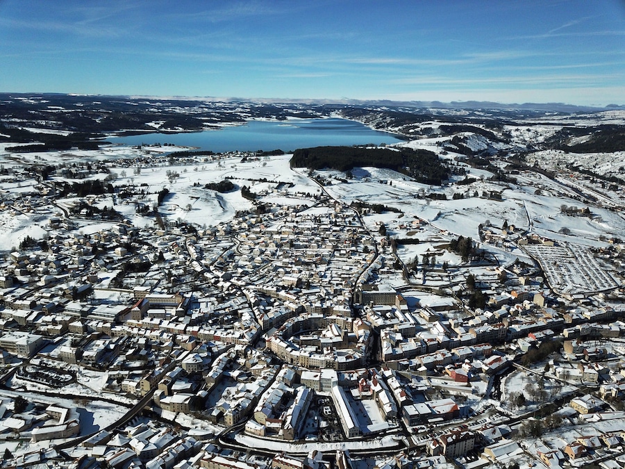 Langogne et lac de Naussac