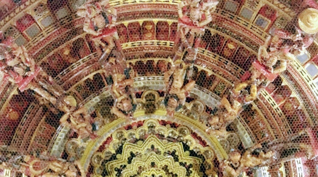 The carvings in the Jain temple in Jaisalmer Fort.