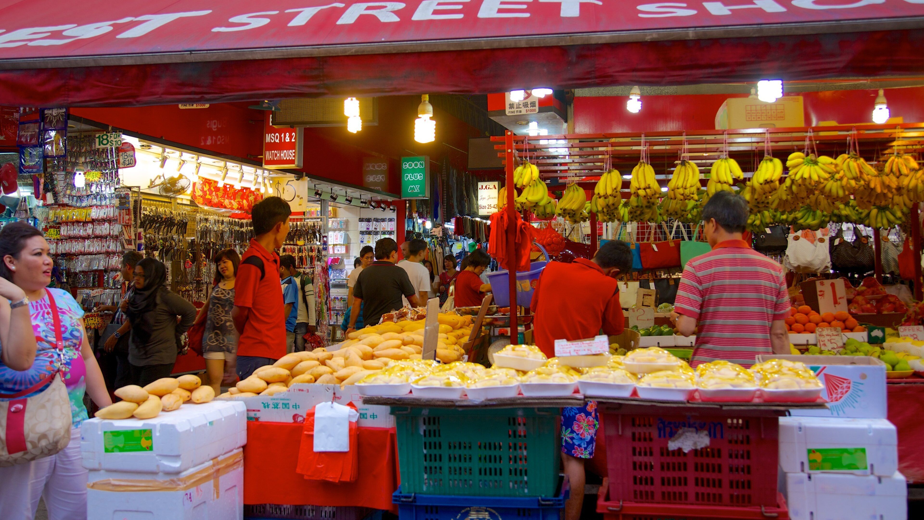 ブギス ストリート ショッピング街 フィーチャー ショッピング と 食べ物