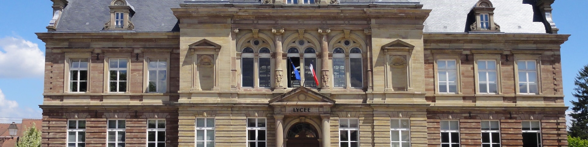 Alsace, Bas-Rhin, Lycée de Bouxwiller (1881), 4 place du Château (IA67009590).