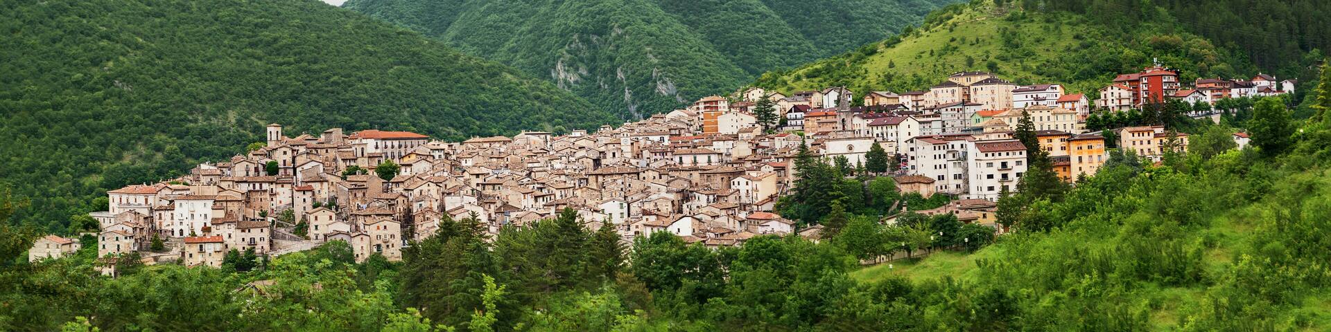Scanno, a village in the National Park of Abruzzo (Italy)