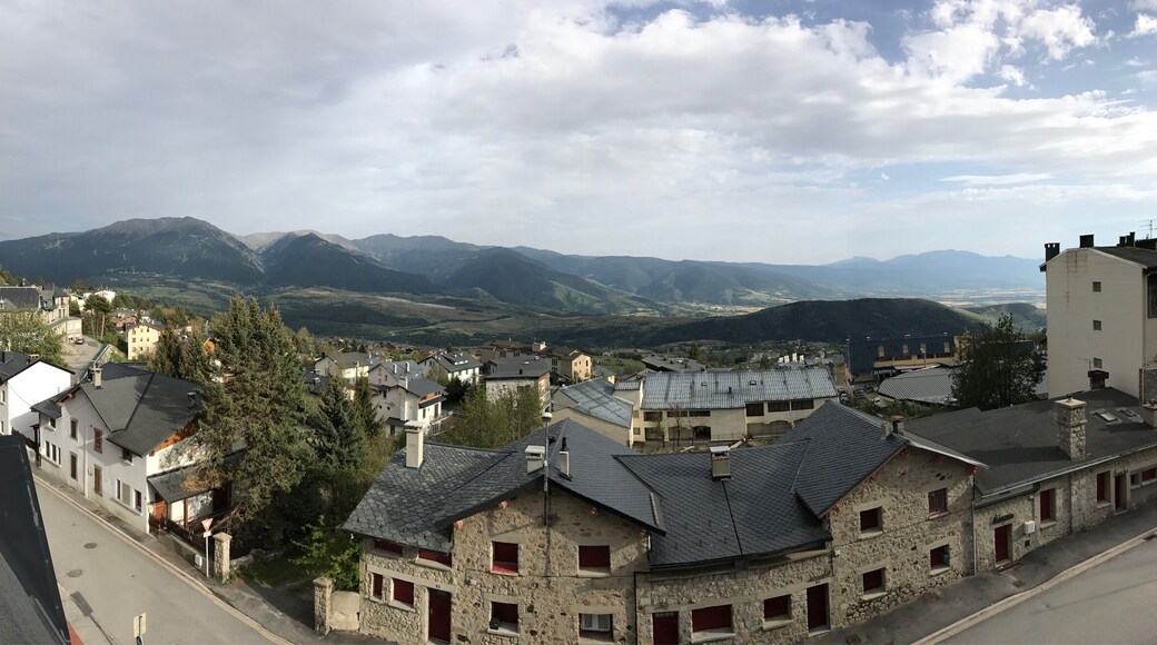 view front the city center of Font Romeu