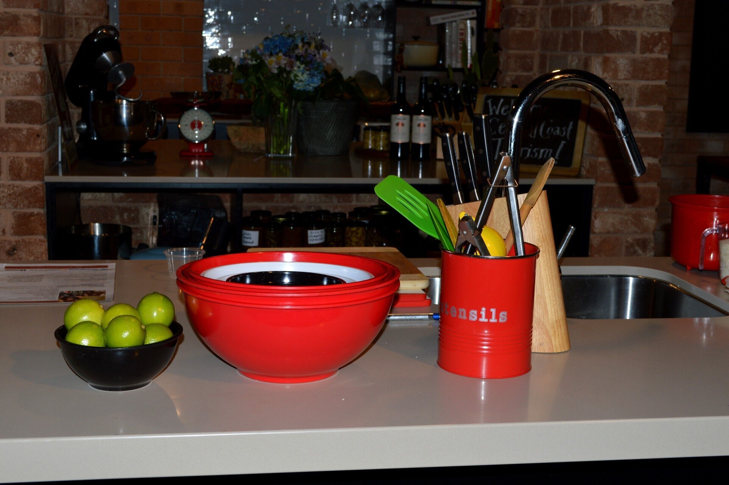 Cook with Julie Goodwin at her new cooking school located on the Central Coast in NSW. - Brilliant. Head to my blog on facebook to read all about my experiences> www.facebook.com/4pairsofItchyFeet