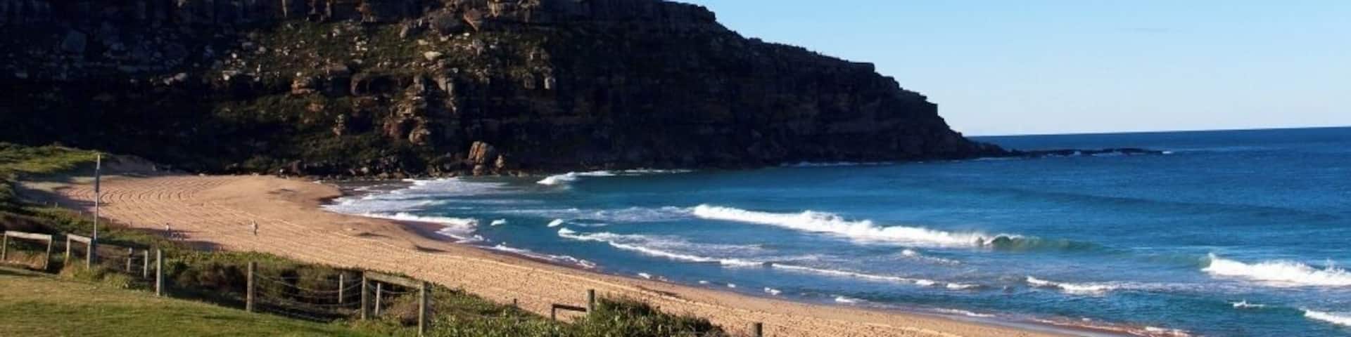 Lovely private beach, a must if up in the Northern Beaches. The light house, not pictured is a great day walk to do as well.