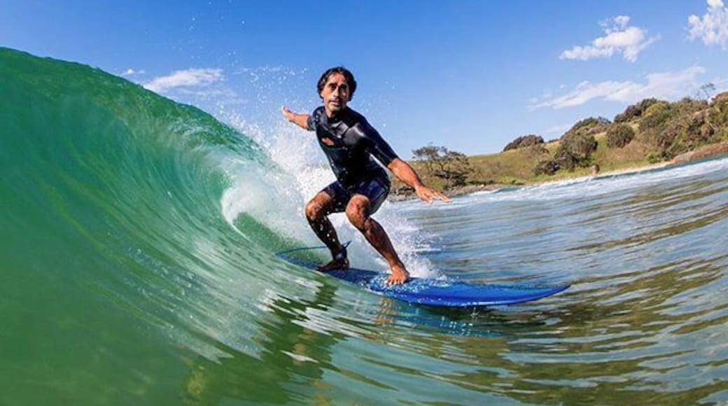 Good to catch up with friends when we breezed through our hometown #coffscoast recently. This particular morning the ocean was just 👌#seeaustralia #stimages2016roadtrip