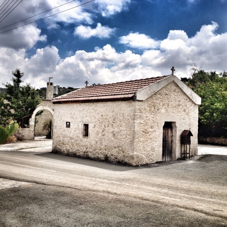 Small church on the outskirts of Lysos village, Paphos, Cyprus