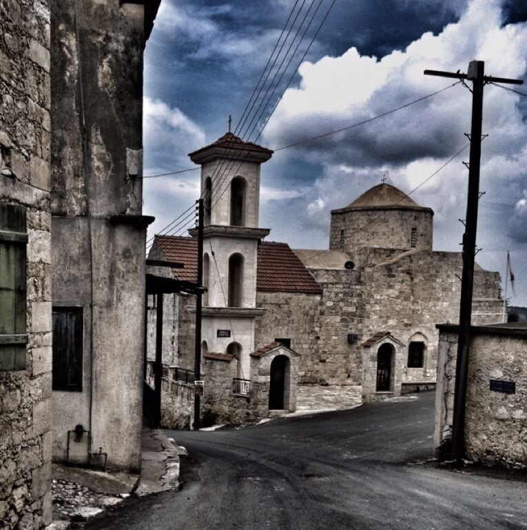 The village church, Lysos, Cyprus