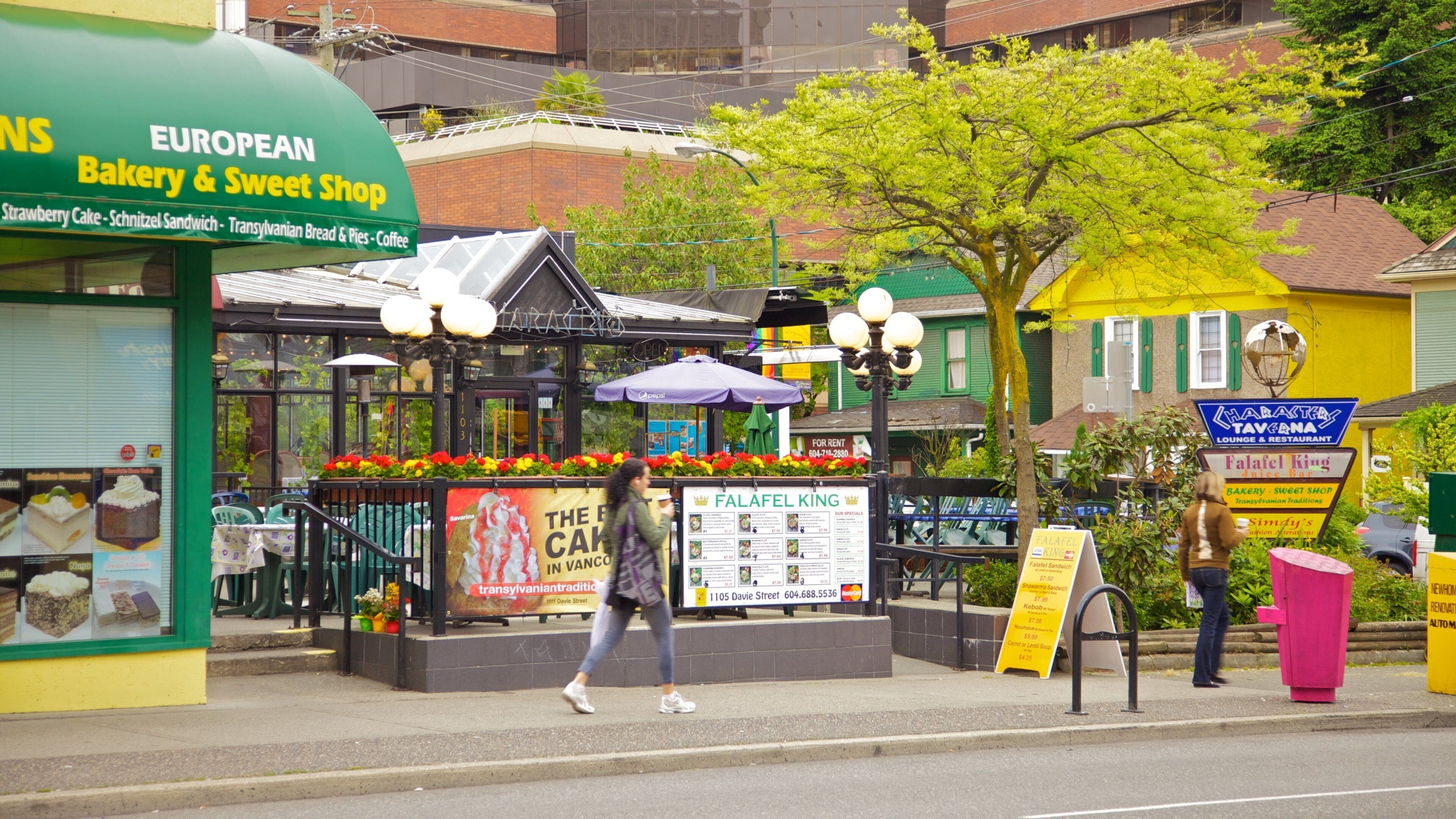 West End featuring street scenes and signage
