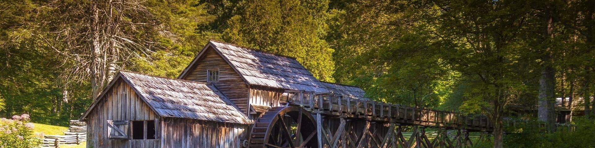 One of the most photographed locations on the Blue Ridge Parkway, the Mabry Mill