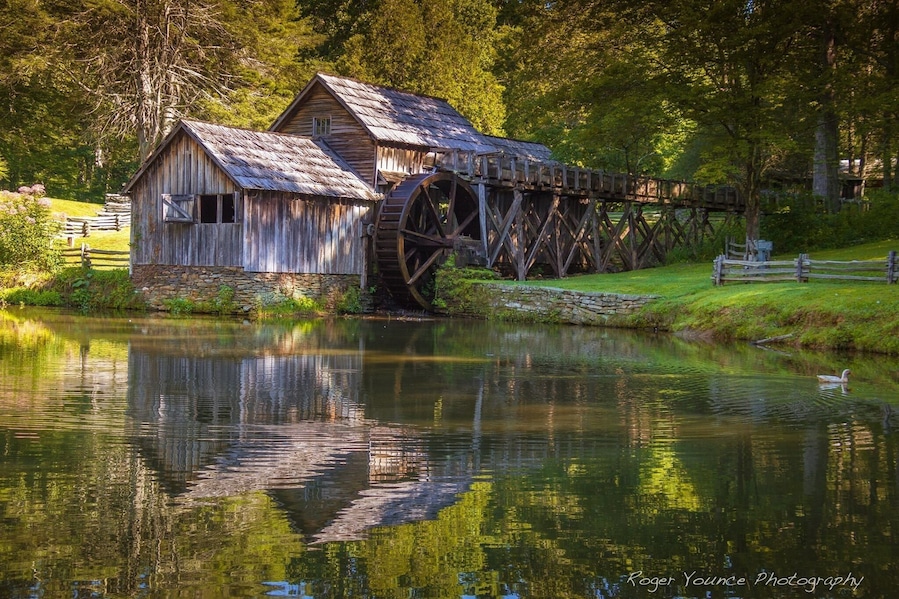One of the most photographed locations on the Blue Ridge Parkway, the Mabry Mill