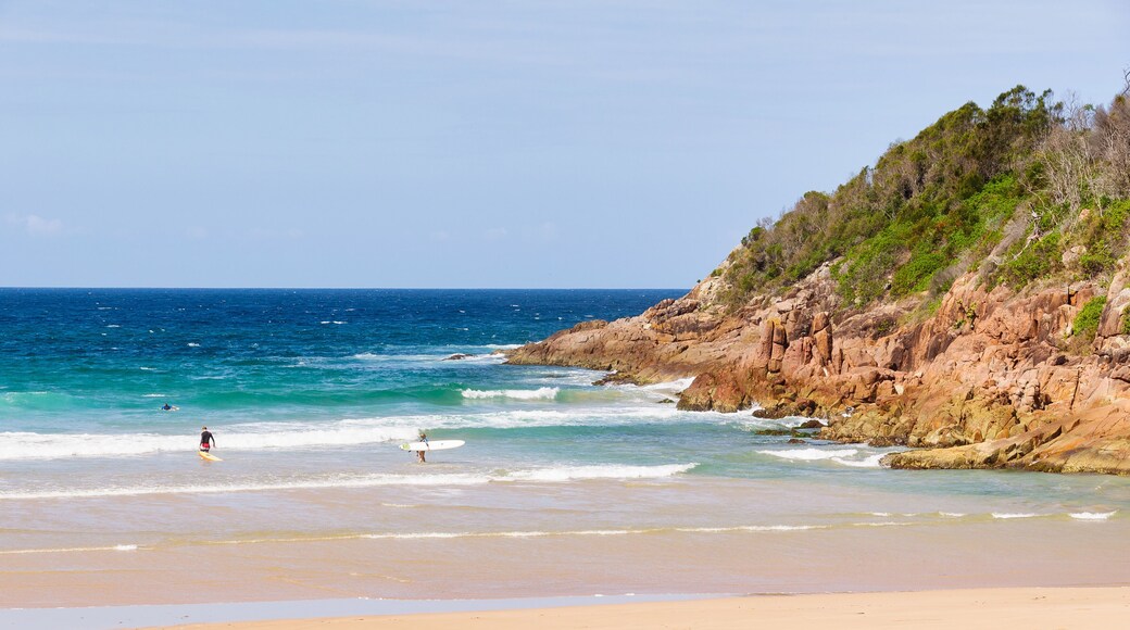 One Mile Beach is a lovely sandy patrolled beach - Port Stephens, NSW, Australia