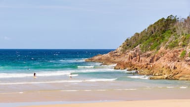One Mile Beach is a lovely sandy patrolled beach - Port Stephens, NSW, Australia