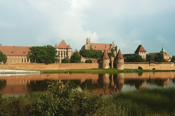 The biggest bricks built castle on the world