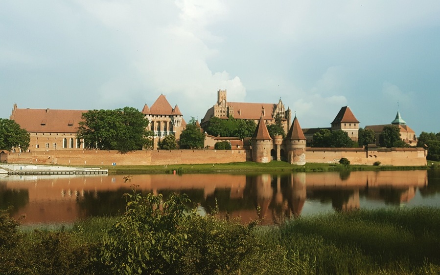 The biggest bricks built castle on the world