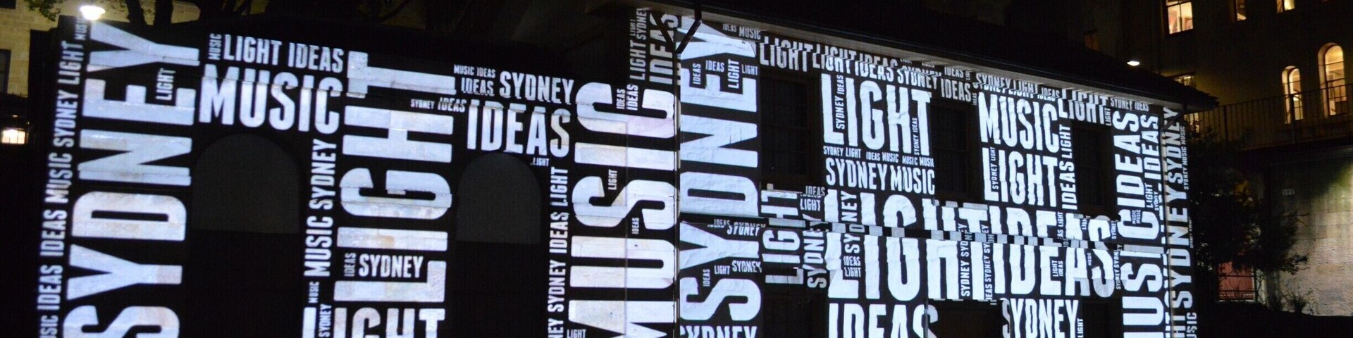 #VIVIDSydney.
Sydney's wintery light festival.
This is an interactive display and people cue for hours to have their chance to create their own images and art through movement.
Crowds of people come to Circular Quay to see this event.
The VIVID event is getting bigger and bigger each year and more and more places around town are joining in the event.
Don't miss VIVID from late May to June long weekend.