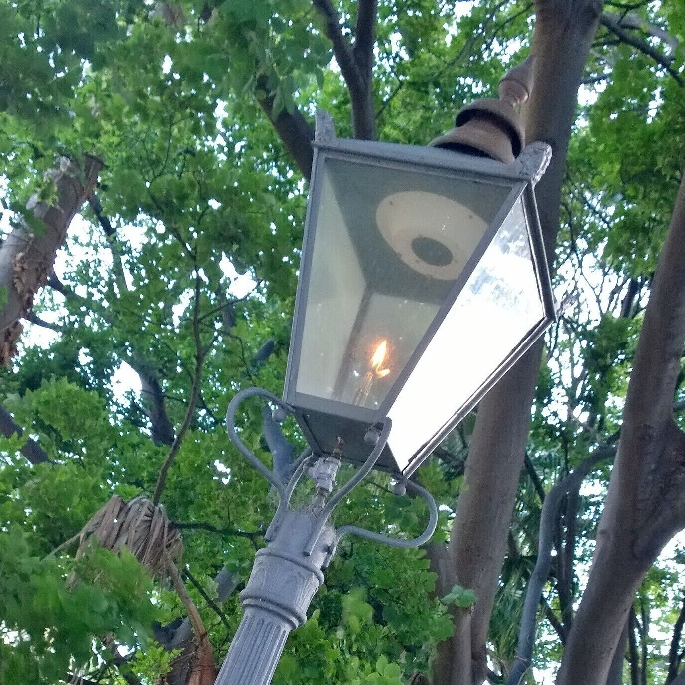 A real Gas Lamp ...