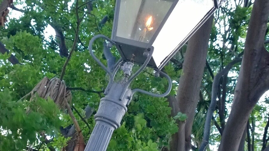 A real Gas Lamp ...