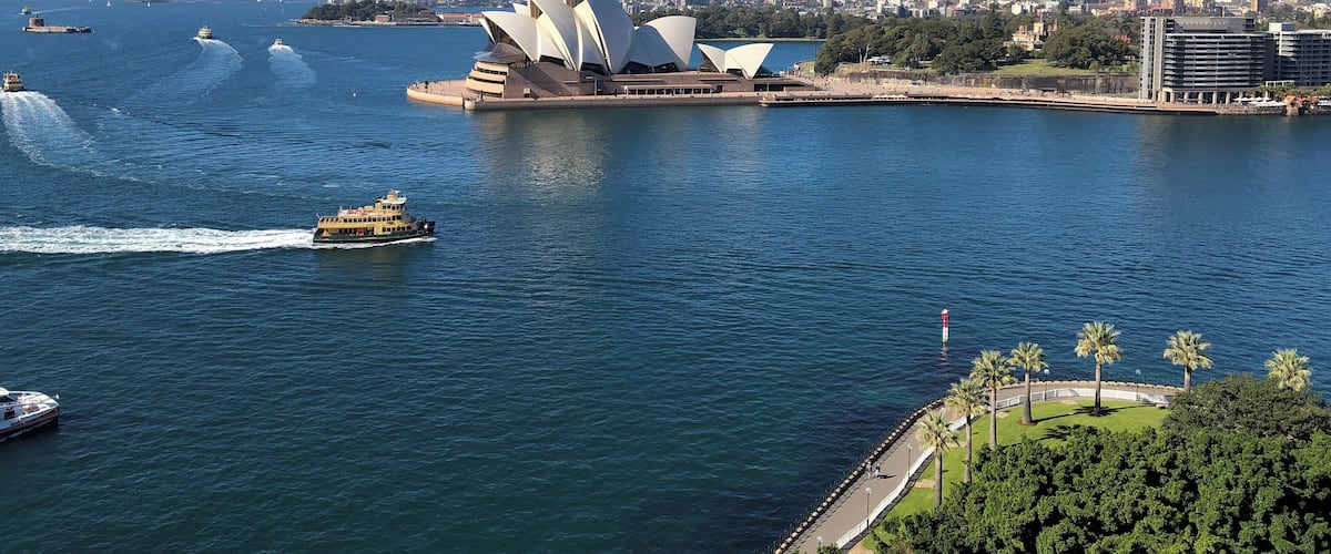 View of the Opera House from the Harbour Bridge