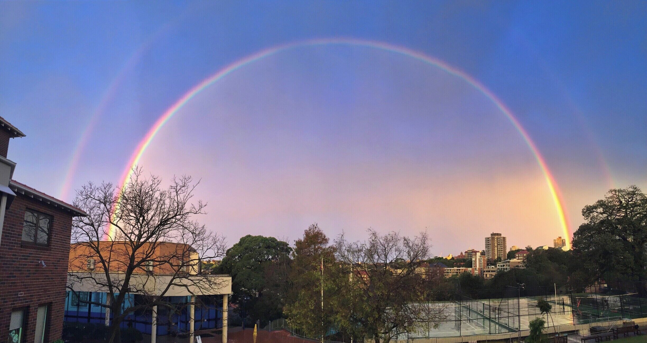 rainbow over Sydney