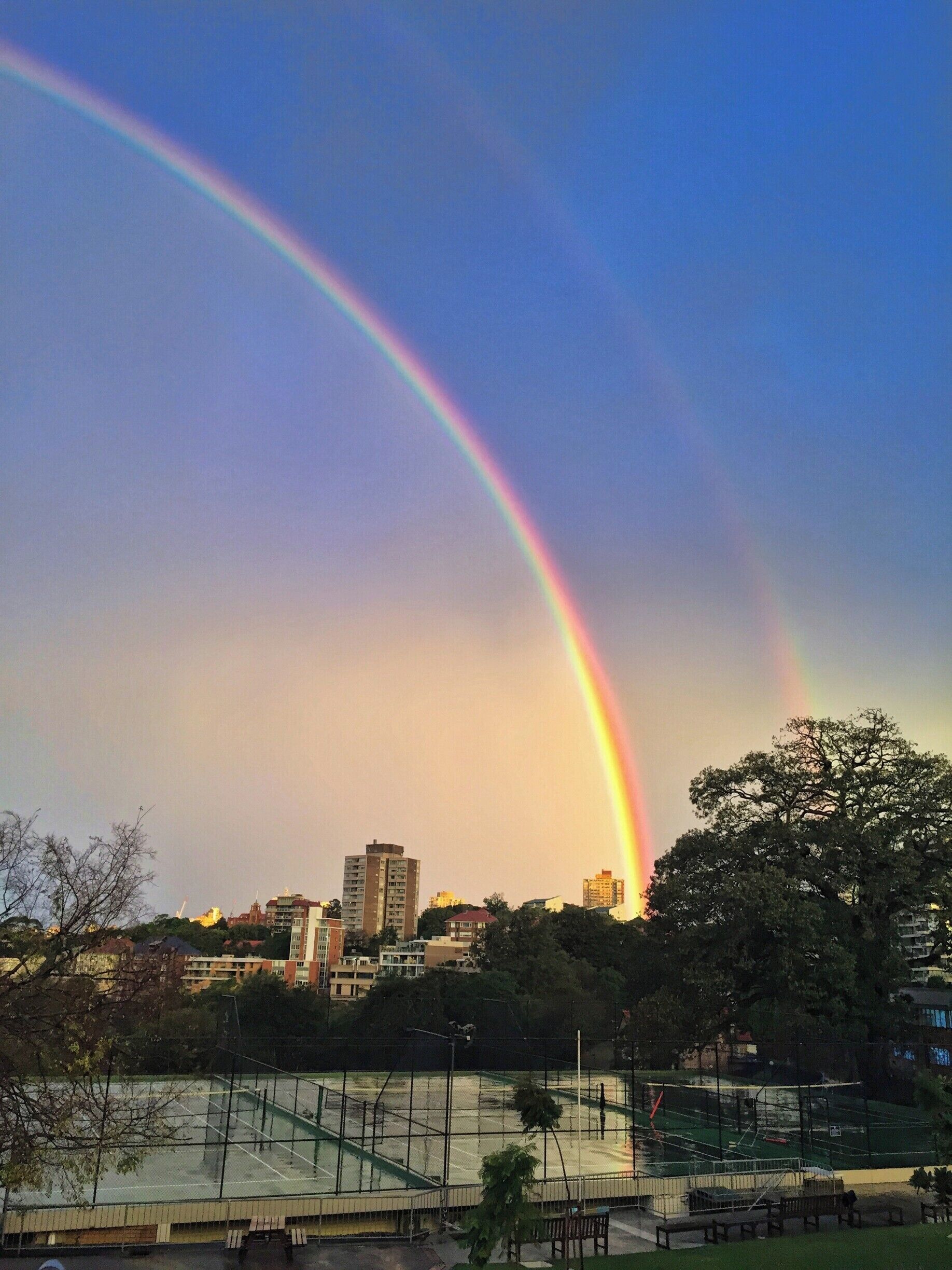 rainbow over Sydney