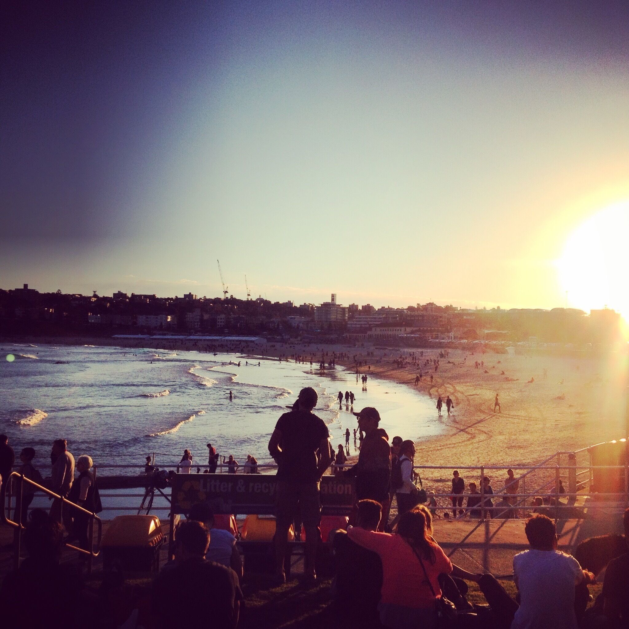 Chilling on Bondi beach!
