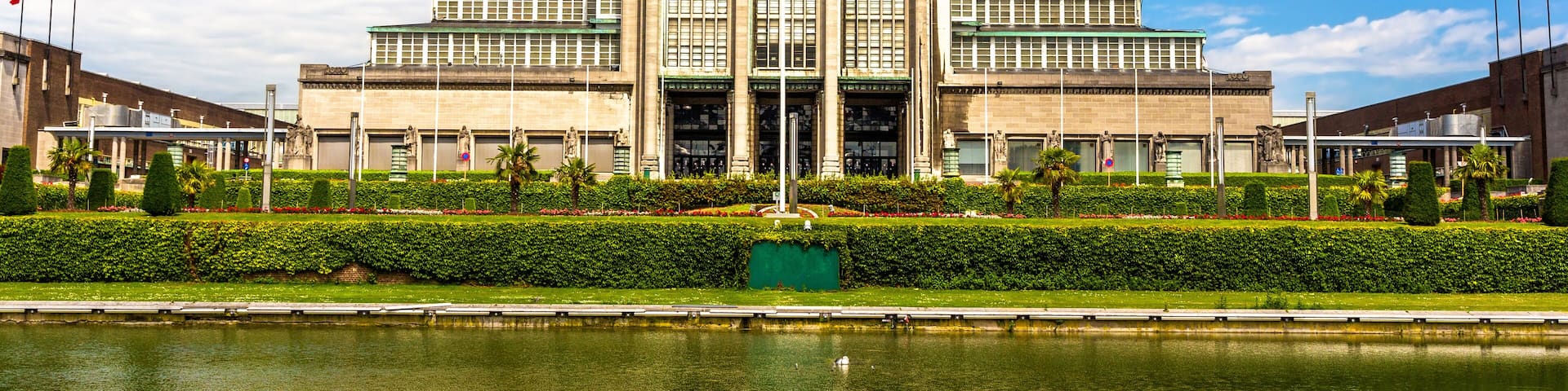Exhibition halls in Brussels Expo, Belgium