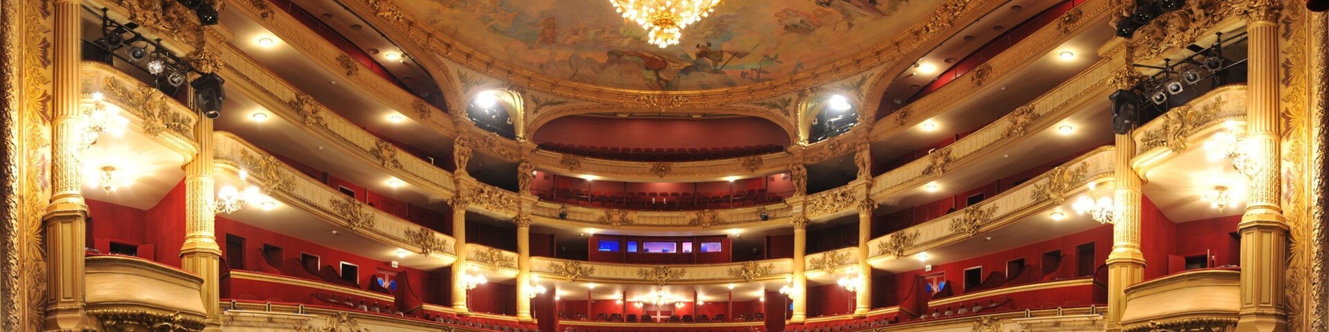Royal Opera of Wallonia featuring theater scenes and interior views