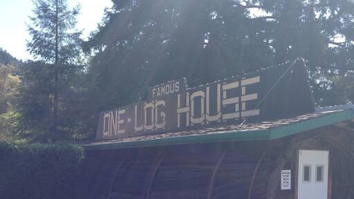 The one log house. So adorable.