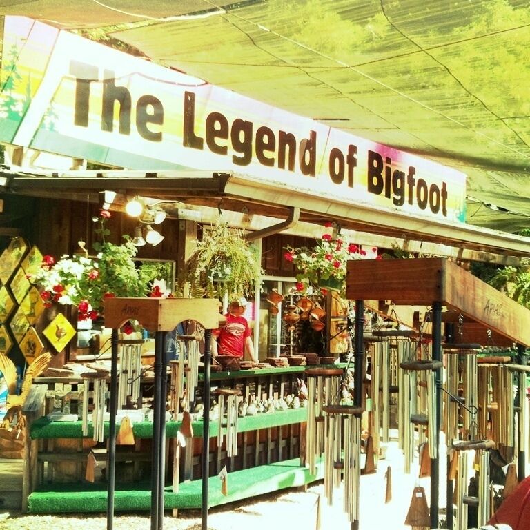 Odd little spot to stop and use the restroom. They have a spectacular selection of wind chimes!