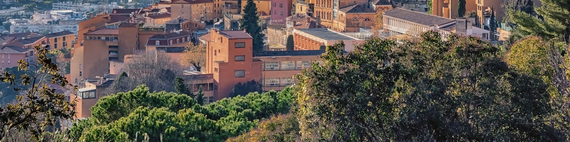 The city of Grasse on the French Riviera
