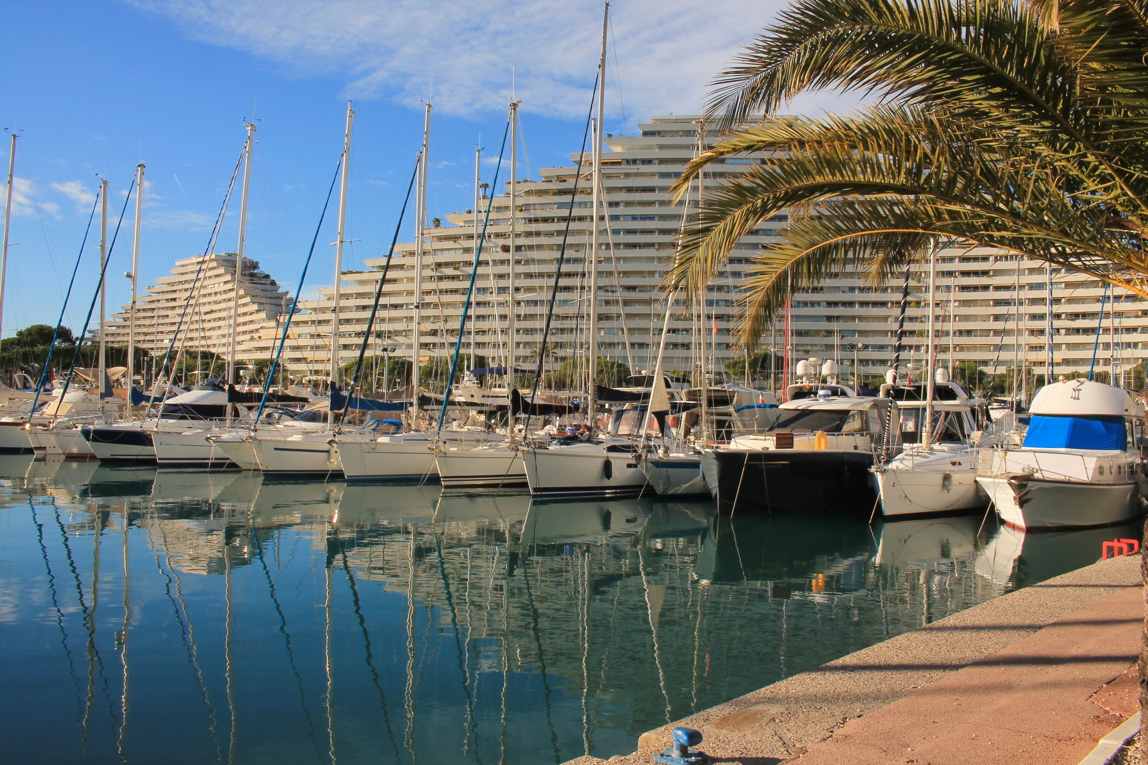 Marina Baie des Anges à Villeneuve Loubet, cote d'Azur, France