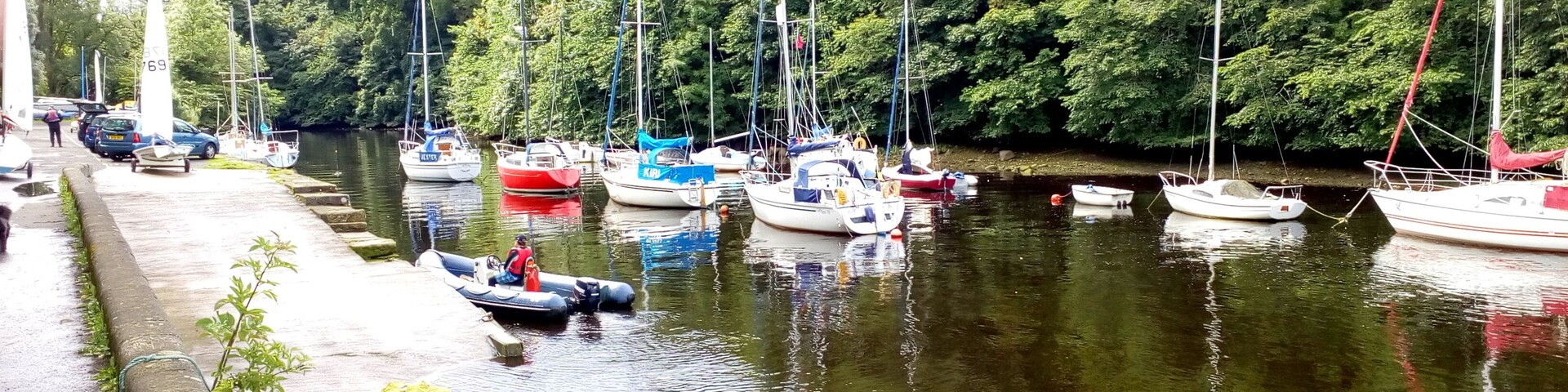 River Almond near Crannock in Scotland