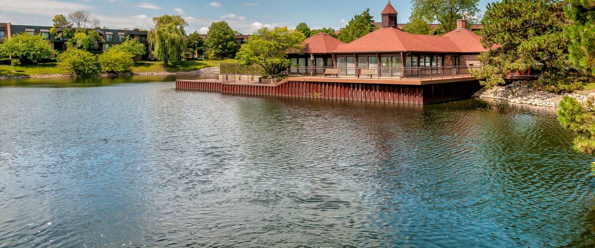 Northbrook village landscape, is an affluent suburb of Chicago, located at the northern edge of Cook County, Illinois, United States.