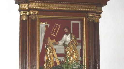 Eppelborn, the church St. Sebastian, side altar