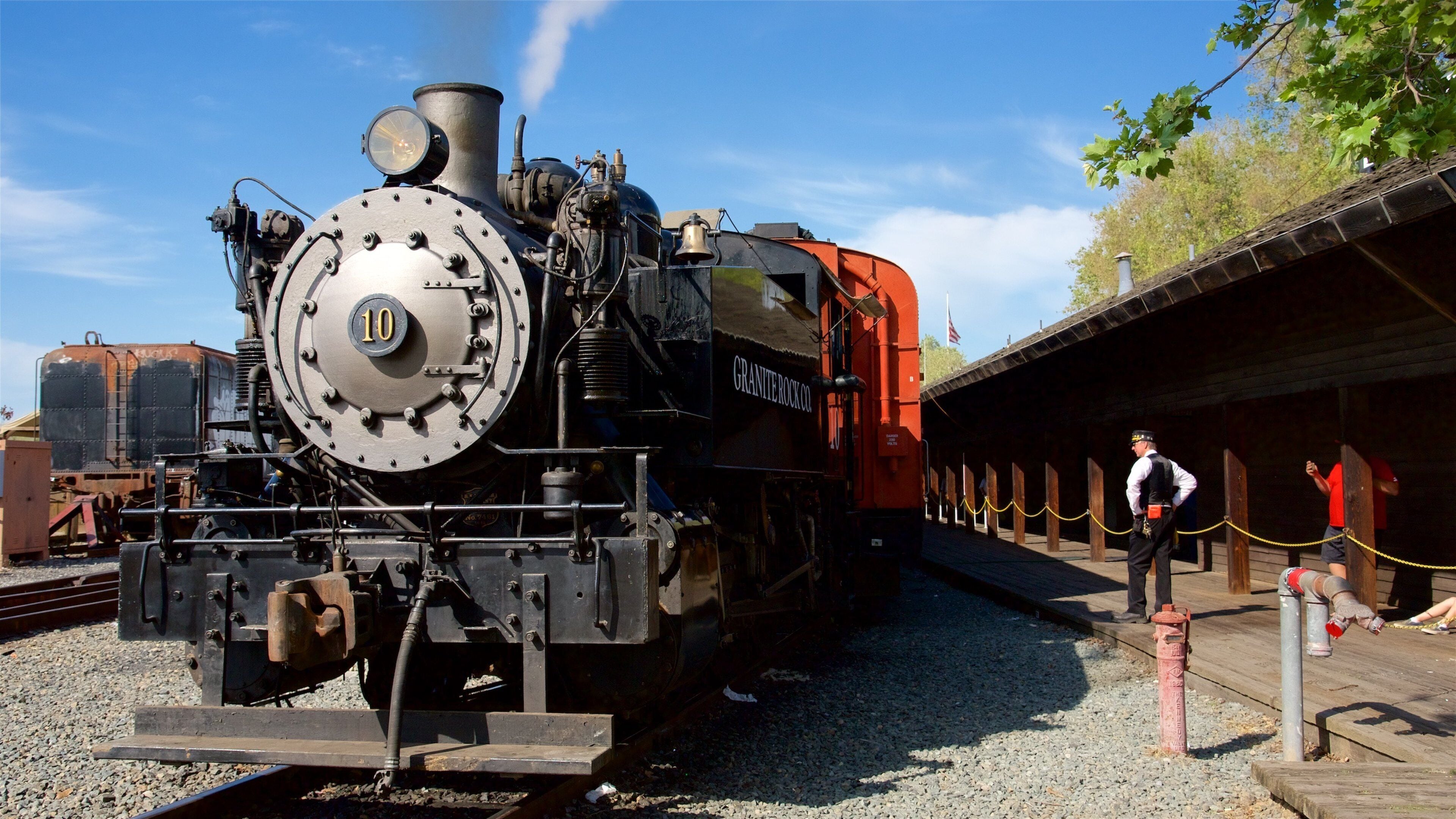 Greater Sacremento featuring railway items