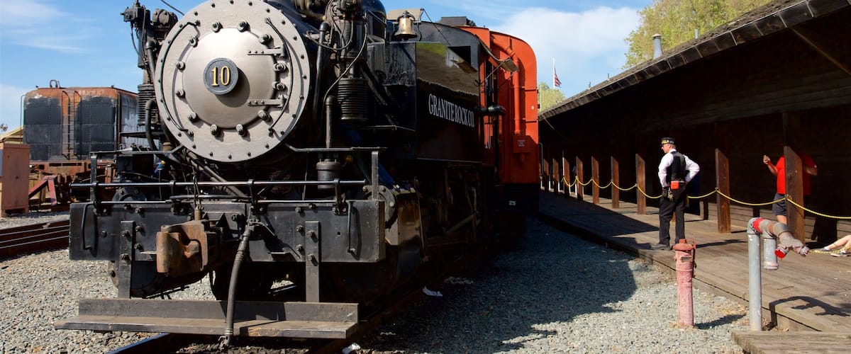 Greater Sacremento featuring railway items