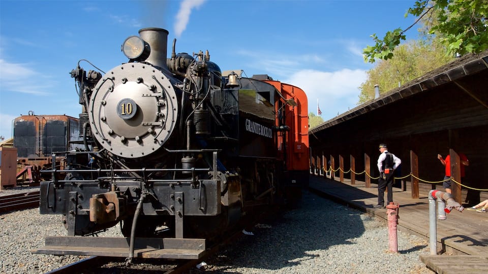 Greater Sacremento featuring railway items