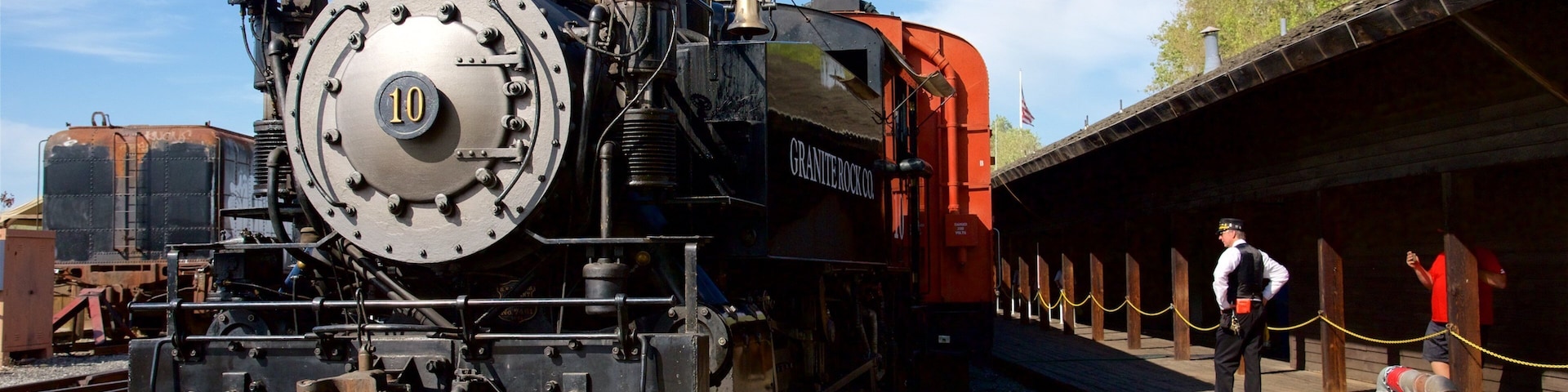 Área metropolitana de Sacramento mostrando artículos ferroviarios