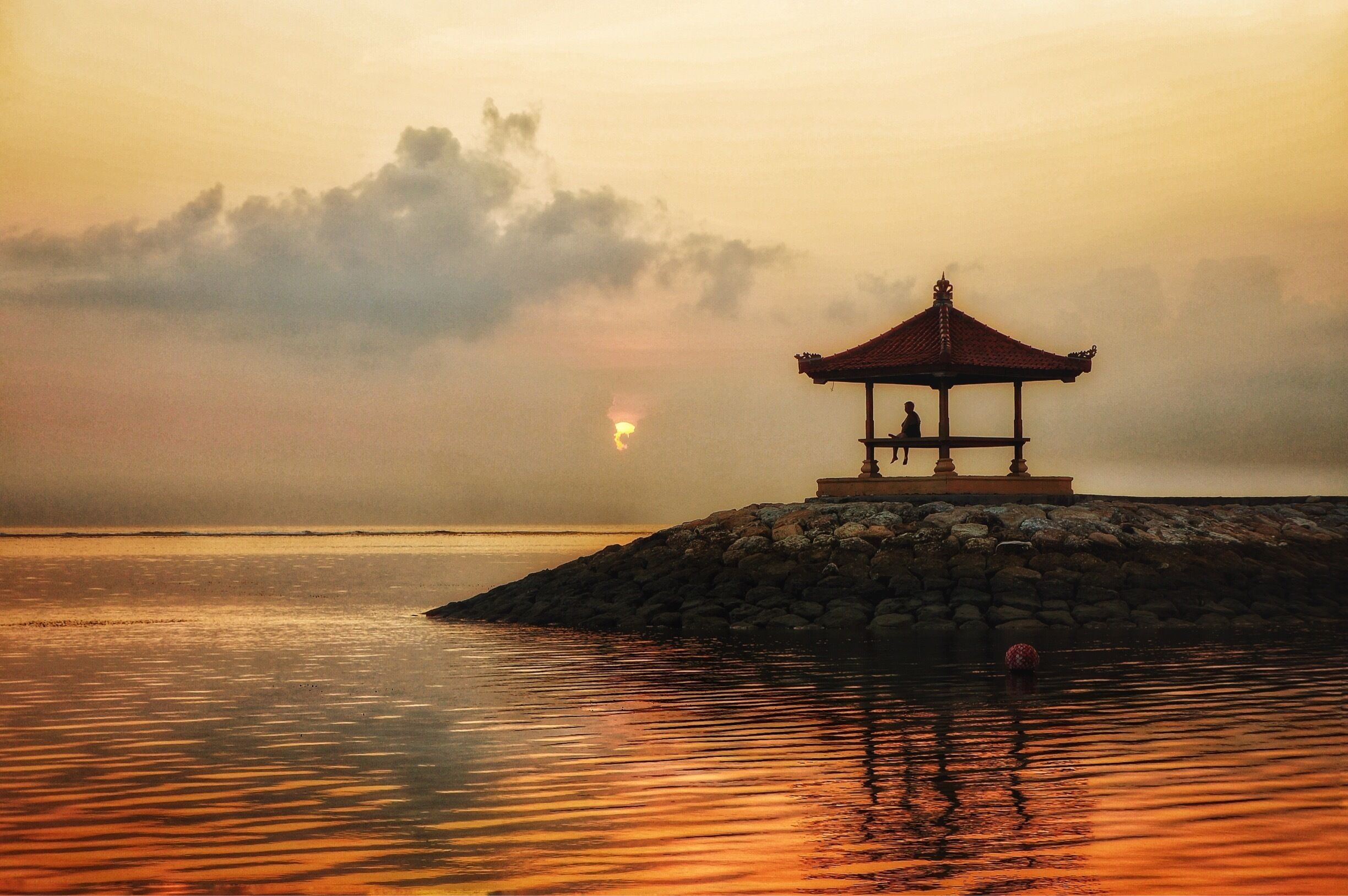 Sunrise at Sanur beach - Bali