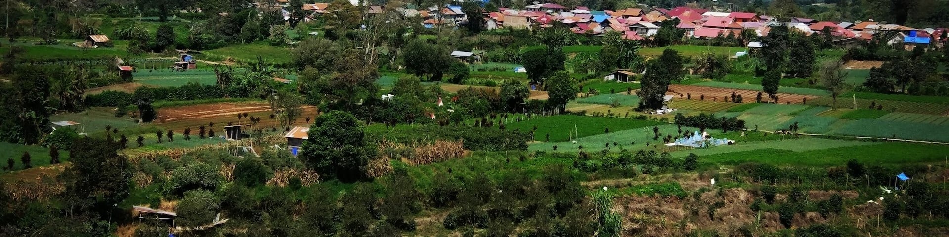 One of the two active volcanoes in Berastagi, North Sumatra. Apparently can be climbed in 4 hours