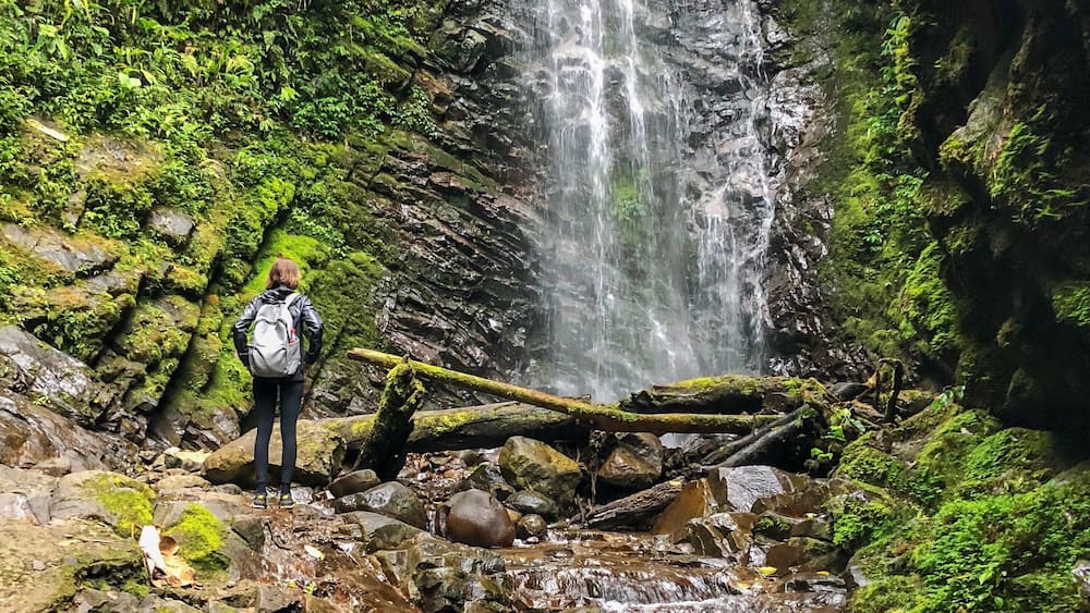 The Mindo Cloud forest is a short drive from bustling Quito, but it feels like an entirely different world. One of the most popular things to do in Mindo is to hike. The hike to the Cascadas took us around 21/2 hours and was well worth it for the incredible views. Along the hike, we saw countless butterflies, hummingbirds, orchids, and incredible waterfalls. #LifeAtExpediaGroup