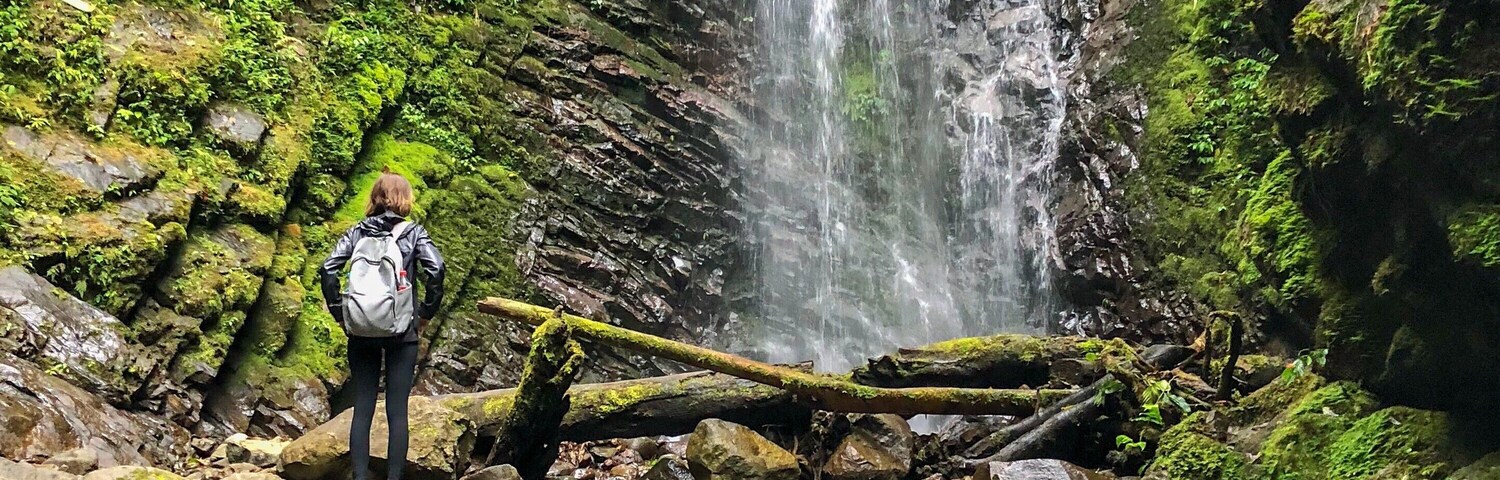 The Mindo Cloud forest is a short drive from bustling Quito, but it feels like an entirely different world. One of the most popular things to do in Mindo is to hike. The hike to the Cascadas took us around 21/2 hours and was well worth it for the incredible views. Along the hike, we saw countless butterflies, hummingbirds, orchids, and incredible waterfalls. #LifeAtExpediaGroup