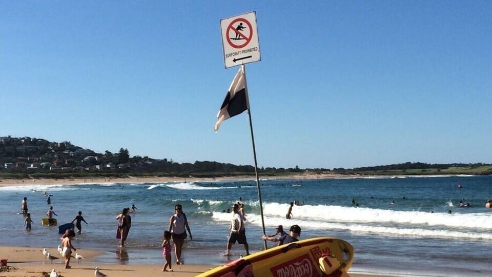 Dee why beach in north Sydney. Beautiful spot on an autumn day with summer buzz