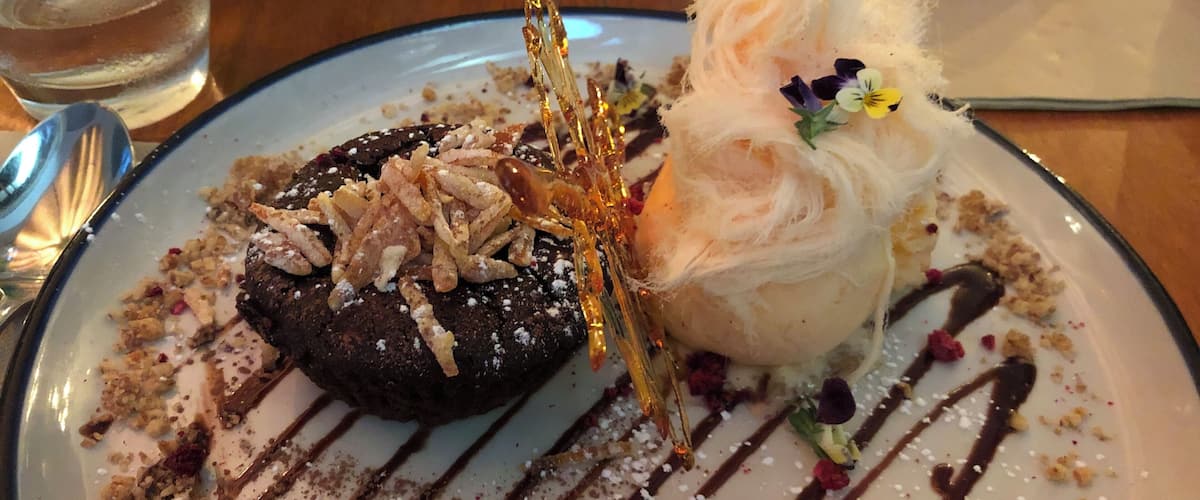 Dessert - gluten free dark chi yams orange flourless cake